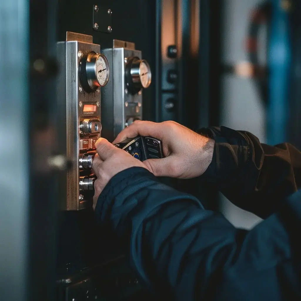 Der Schlosser aus dem Schlüsseldienst Ratingen öffnet den Tresor